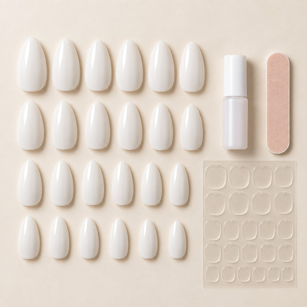 Alpine Snow Lustre Press-On Nails 30 pcs - view 3
