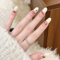 Coconut Puppy Cream Jelly Glow Press-On Nails 10 pcs