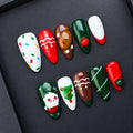 Gilded Christmas Luxe Press-On Nails 24 pcs