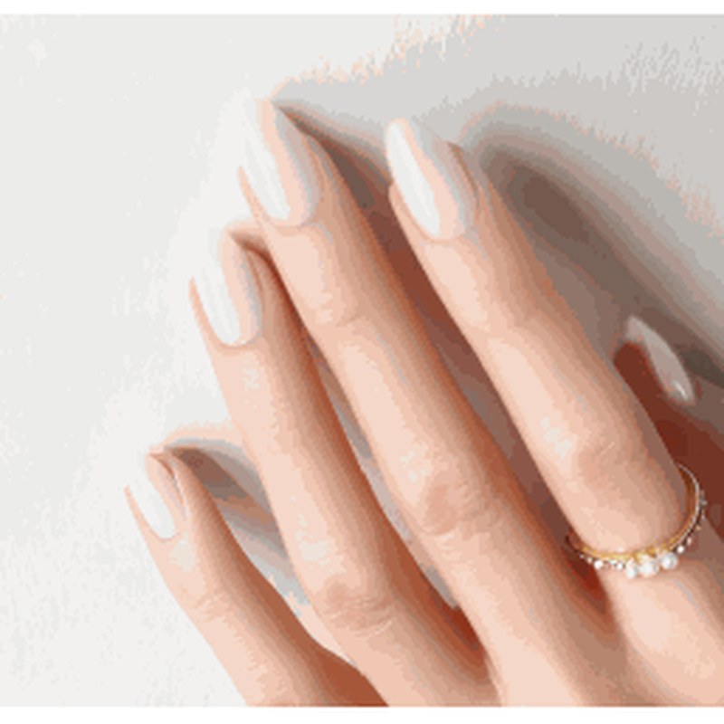 Porcelain Ivory Lustre Press-On Nails 30 pcs - view 2