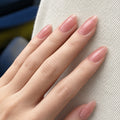 Rose Jelly Glow Press-On Nails 30 pcs