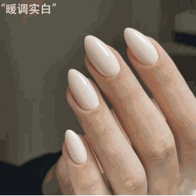 Warm Ivory Sheen Press-On Nails 30 pcs - view 2